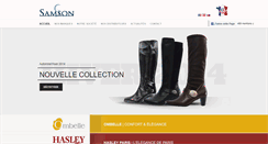 Desktop Screenshot of chaussures-samson.fr